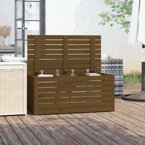 Vrtna kutija boja meda 101 x 50,5 x 46,5 cm od masivne borovine - boja meda 101 x 50.5 x 46.5 cm Cijena