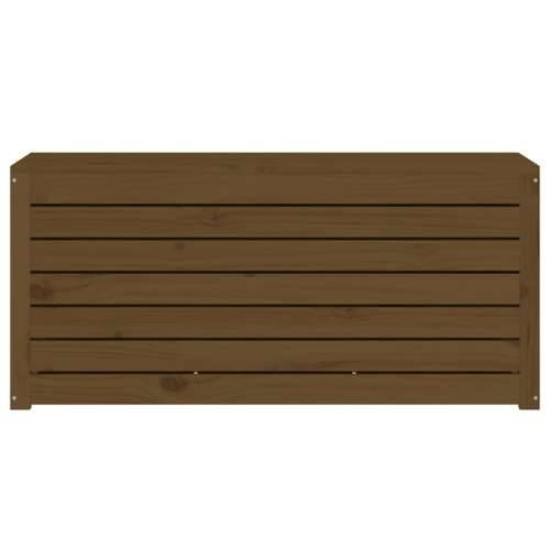 Vrtna kutija boja meda 101 x 50,5 x 46,5 cm od masivne borovine - boja meda 101 x 50.5 x 46.5 cm Cijena