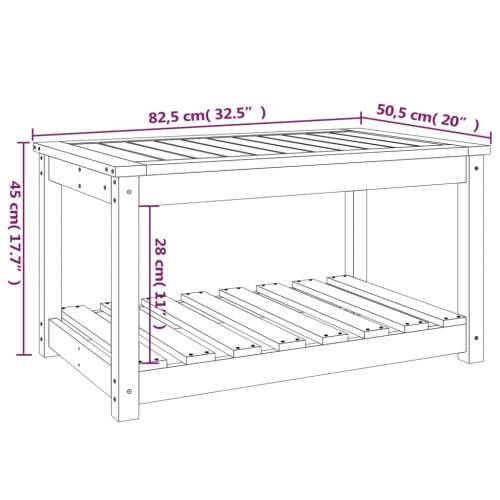 Vrtni stol 82,5 x 50,5 x 45 cm od masivne duglazije - Prirodni douglas 82.5 x 50.5 x 45 cm 1 Cijena