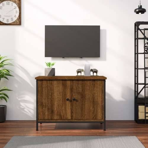 TV ormarić s vratima boja hrasta 60x35x45 cm konstruirano drvo - Smeđi hrast 1 60 cm Cijena