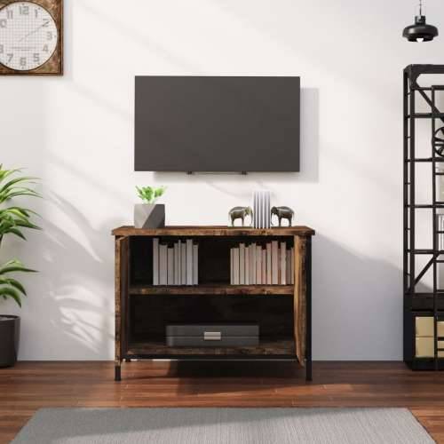 TV ormarić s vratima boja hrasta 60x35x45 cm konstruirano drvo - Smeđi hrast 1 60 cm Cijena