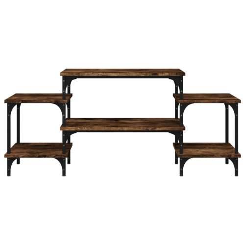 TV ormarić boja dimljenog hrasta 117x35x52 cm konstruirano drvo - Dimljeni hrast 1 117 cm Cijena