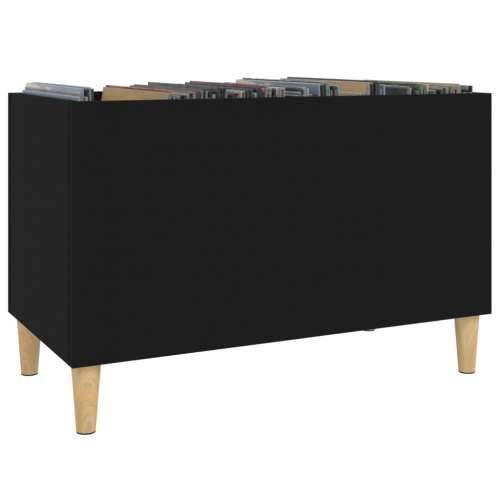 Ormarić za ploče crni 74,5 x 38 x 48 cm od konstruiranog drva - Crna 1 Cijena