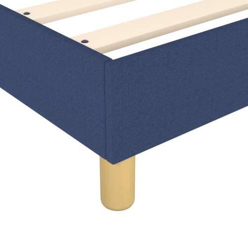 Krevet s oprugama i madracem plavi 140x200 cm od tkanine - Plava 140 x 200 cm 25 cm Cijena