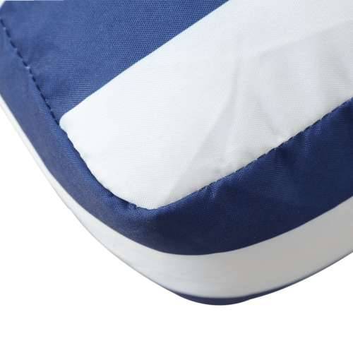 Jastuci za palete 2 kom plavo-bijeli prugasti od tkanine Oxford Cijena