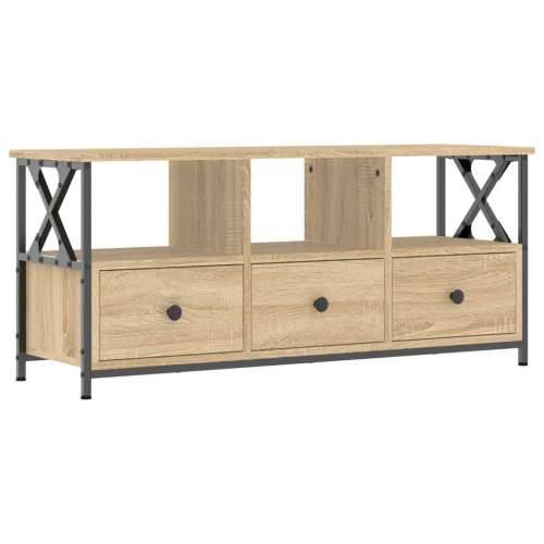 TV ormarić boja hrasta sonome 102x33x45 cm od drva i željeza - sonoma hrast 1 102 cm Cijena