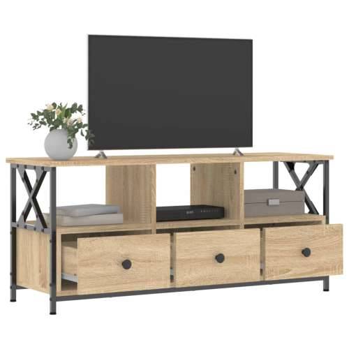 TV ormarić boja hrasta sonome 102x33x45 cm od drva i željeza - sonoma hrast 1 102 cm Cijena