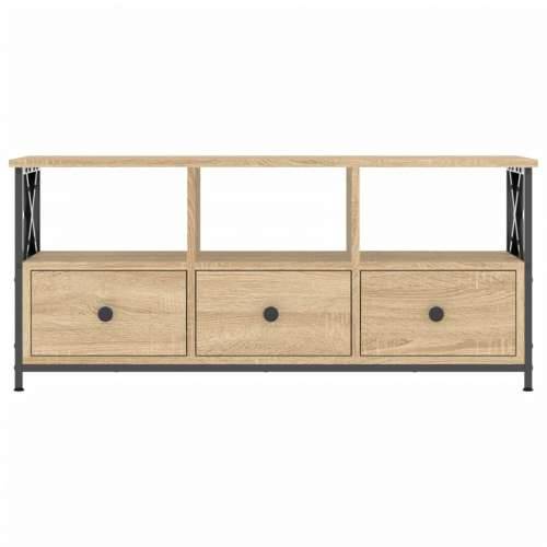 TV ormarić boja hrasta sonome 102x33x45 cm od drva i željeza - sonoma hrast 1 102 cm Cijena
