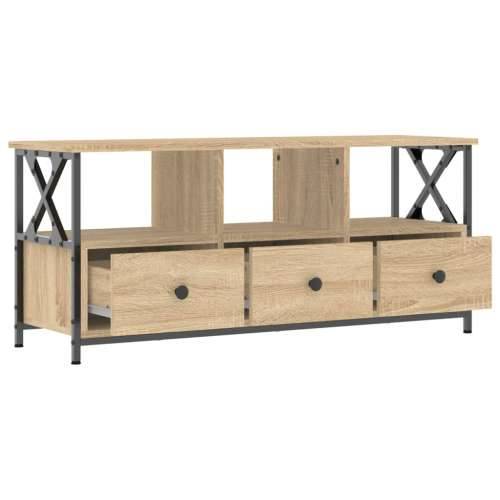 TV ormarić boja hrasta sonome 102x33x45 cm od drva i željeza - sonoma hrast 1 102 cm Cijena