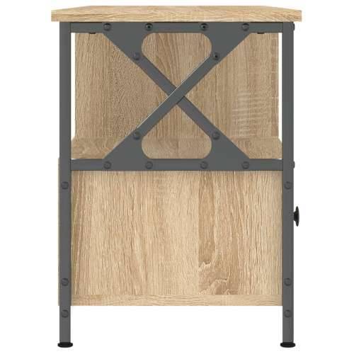 TV ormarić boja hrasta sonome 102x33x45 cm od drva i željeza - sonoma hrast 1 102 cm Cijena