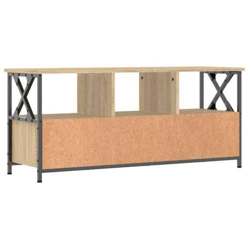 TV ormarić boja hrasta sonome 102x33x45 cm od drva i željeza - sonoma hrast 1 102 cm Cijena