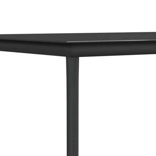 Vrtna garnitura - 5-dijelni vrtni blagovaonski set crni od tekstilena i čelika - Dužina stola 160 cm 4 Cijena