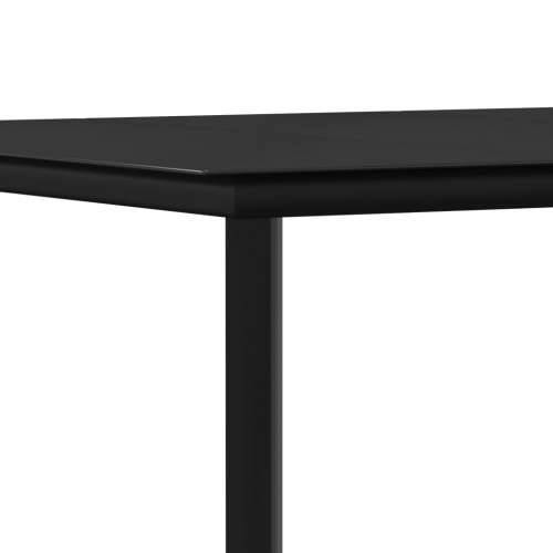 Vrtna garnitura - 5-dijelni vrtni blagovaonski set crni od tekstilena i čelika - Dužina stola 140 cm 4 Cijena