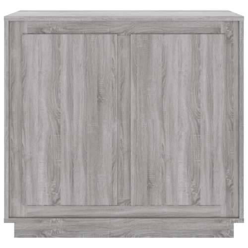 Komoda boja hrasta sonome 80 x 34 x 75 cm od konstruiranog drva - Sivi hrast sonoma 1 Cijena
