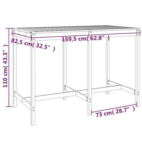 Vrtni stol 159,5 x 82,5 x 110 cm od masivnog drva duglazije - Prirodni douglas 159.5 x 82.5 x 110 cm 1 Cijena