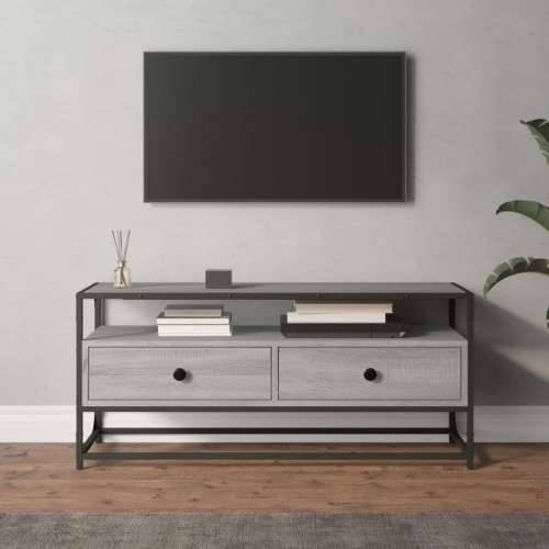TV ormarić siva boja hrasta 100 x 35 x 45 cm konstruirano drvo - Sivi hrast sonoma 1 100 cm Cijena