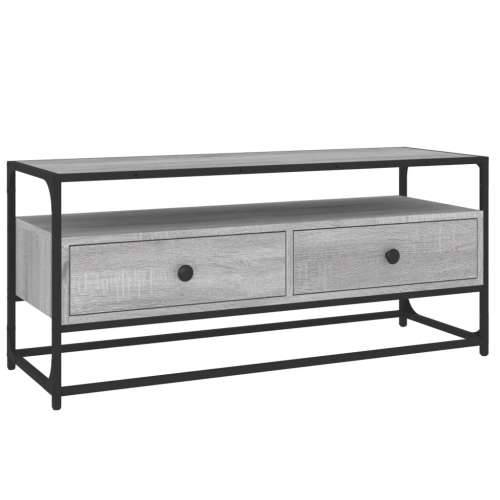 TV ormarić siva boja hrasta 100 x 35 x 45 cm konstruirano drvo - Sivi hrast sonoma 1 100 cm Cijena