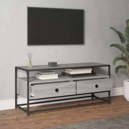TV ormarić siva boja hrasta 100 x 35 x 45 cm konstruirano drvo - Sivi hrast sonoma 1 100 cm Cijena