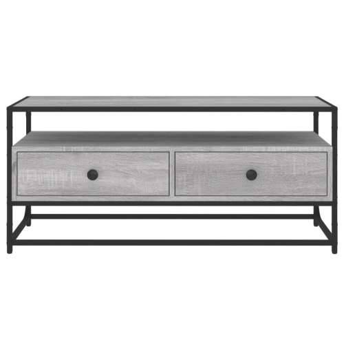TV ormarić siva boja hrasta 100 x 35 x 45 cm konstruirano drvo - Sivi hrast sonoma 1 100 cm Cijena