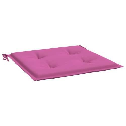 Jastuci za vrtne stolice 6 kom ružičasti 40x40x4 cm od tkanine - Ružičasta 40 x 40 x 3 cm 6 Cijena
