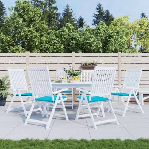 Jastuci za vrtne stolice 6 kom tirkizni 40x40x4 cm od tkanine - Tirkizna 40 x 40 x 3 cm 6 Cijena