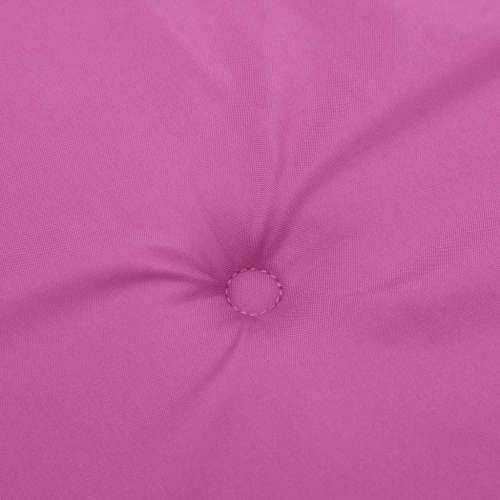 Jastuci za vrtne stolice 2 kom ružičasti 50x50x3 cm od tkanine Cijena