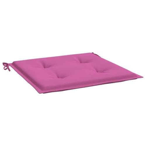 Jastuci za vrtne stolice 2 kom ružičasti 50x50x4 cm od tkanine - Ružičasta 50 x 50 x 3 cm 2 Cijena