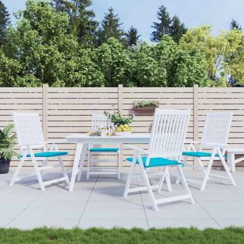 Jastuci za vrtne stolice 4 kom tirkizni 50x50x4 cm od tkanine - Tirkizna 50 x 50 x 3 cm 4 Cijena