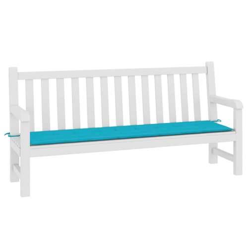 Jastuk za vrtnu klupu tirkizni 200x50x4 cm od tkanine - Tirkizna 200 x 50 x 3 cm 1 Cijena