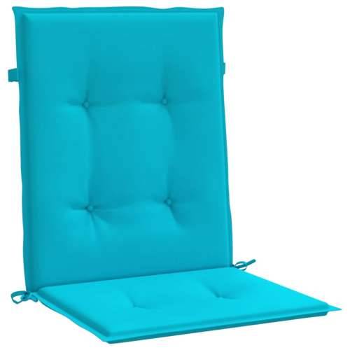 Jastuci za stolicu s niskim naslonom 6 kom tirkizni od tkanine Cijena