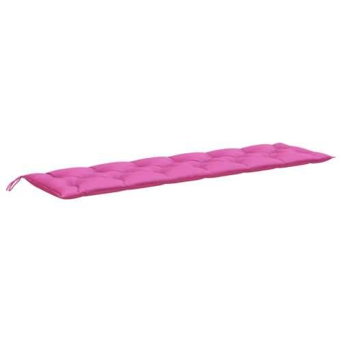 Jastuk za vrtnu klupu ružičasti 200 x 50 x 7 cm od tkanine Cijena