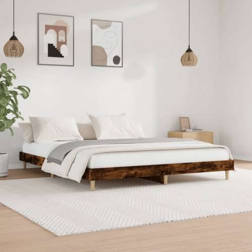 Okvir kreveta boja hrasta 180 x 200 cm od konstruiranog drva