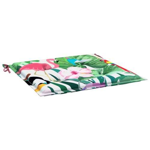 Jastuci za vrtne stolice 4 kom višebojni 50x50x4 cm od tkanine - Zelena i roza 50 x 50 x 3 cm 4 Cijena