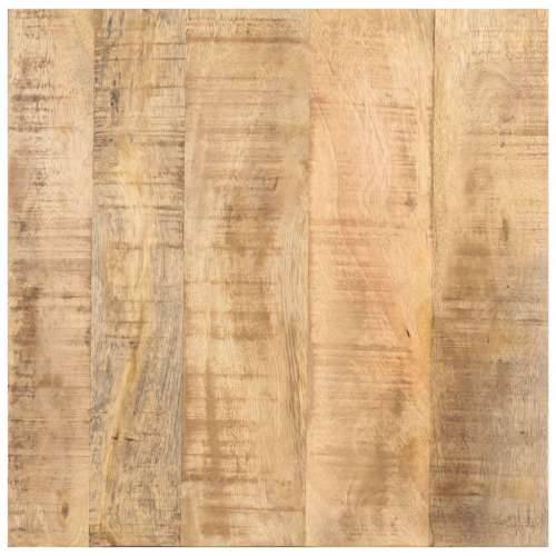 Bočni stolić s kotačima 40 x 40 x 42 cm od grubog drva manga - 1 rough mango wood with a natural finish Cijena