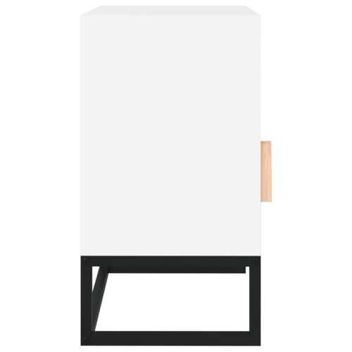 Noćni ormarići 2 kom bijeli 40 x 30 x 55,5 cm od drva i željeza - Bijela 2 Cijena