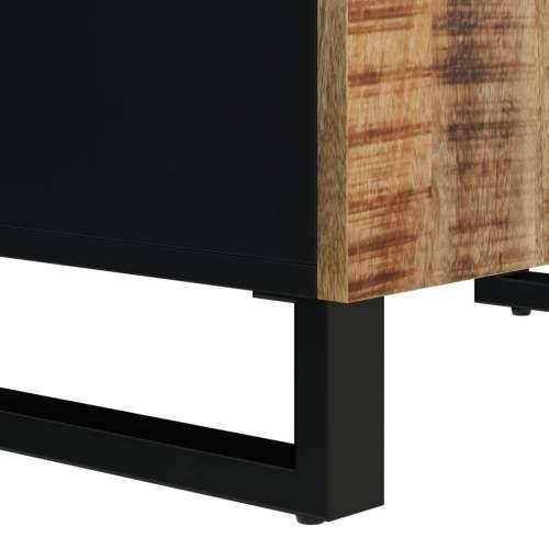 Komoda s 2 vrata 60 x 33 x 75 cm od masivnog drva manga - Svjetlosmeđa 1 Cijena