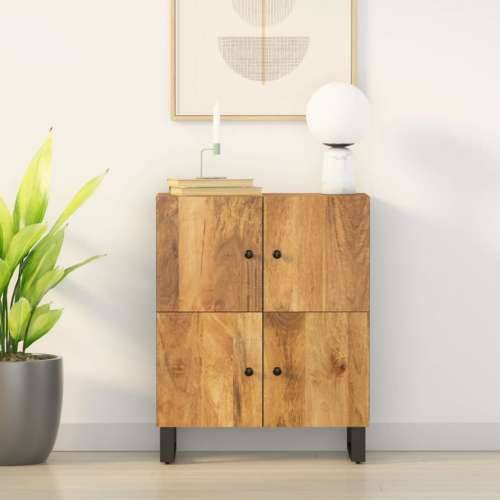 Komoda s 4 vrata 60 x 33 x 75 cm od masivnog drva manga - boja meda 1 Cijena