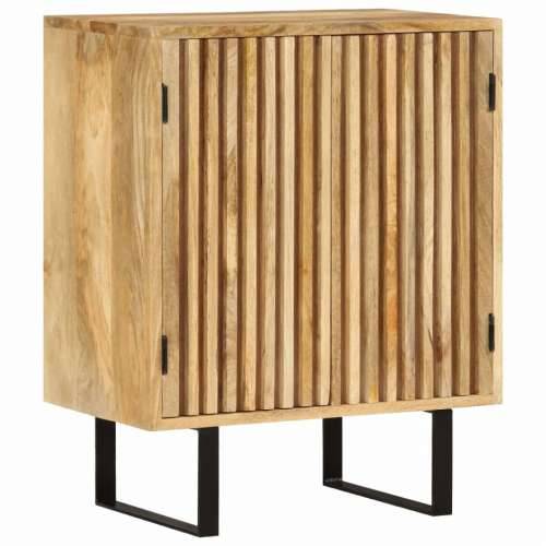 Komoda s 2 vrata 55 x 35 x 70 cm od masivnog drva manga Cijena