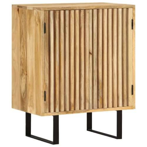 Komoda s 2 vrata 55 x 35 x 70 cm od masivnog drva manga Cijena