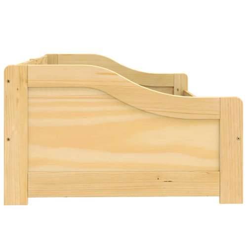 Dnevni ležaj s 2 ladice IRUN 90x200 cm masivna borovina - Smeđa Cijena