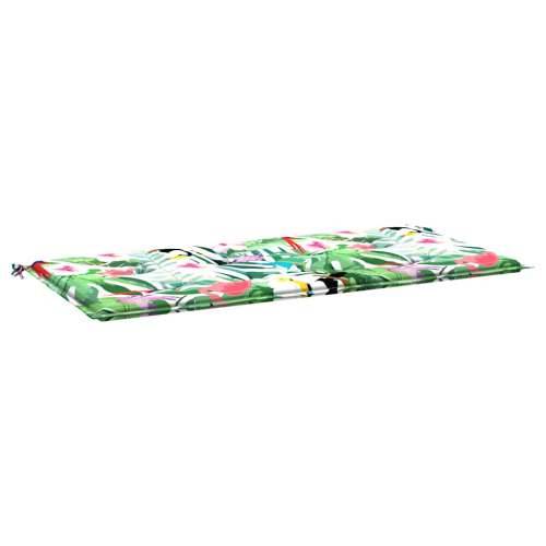 Jastuk za vrtnu klupu višebojni 120x50x4 cm tkanina Oxford - Zelena i roza 120 x 50 x 3 cm 1 Cijena