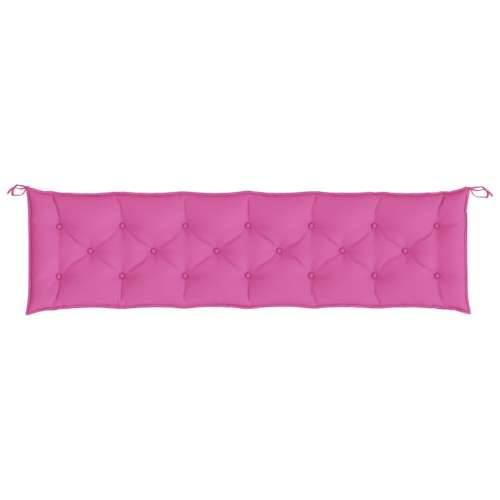Jastuci za vrtnu klupu 2 kom ružičasti 200x50x7 cm tkanina Cijena