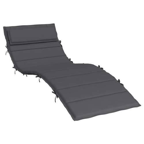 Jastuk za ležaljku antracit 180x60x4 cm od tkanine Oxford - Antracit 1 Cijena