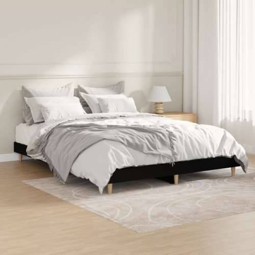 Okvir za krevet crni 135x190 cmkonstruirano drvo - Crna 135 x 190 cm Cijena