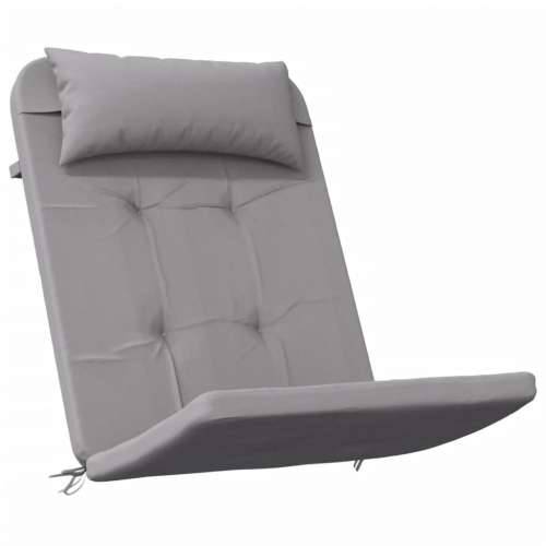 Jastuci za stolicu Adirondack 2 kom sivi od tkanine Oxford - Siva 2 Cijena