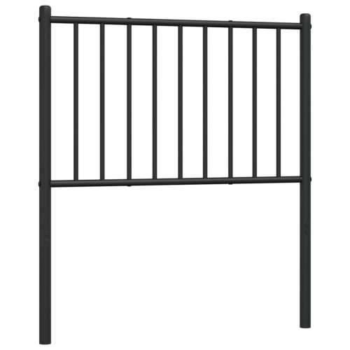 Metalno uzglavlje crno 75 cm - Crna 75 cm 1 Cijena