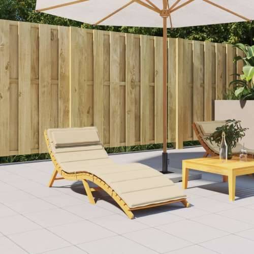 Jastuk za ležaljku bež 180x60x4 cm od tkanine Oxford - Bež 1 Cijena