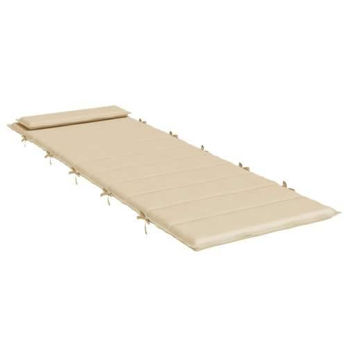 Jastuk za ležaljku bež 180x60x4 cm od tkanine Oxford - Bež 1 Cijena