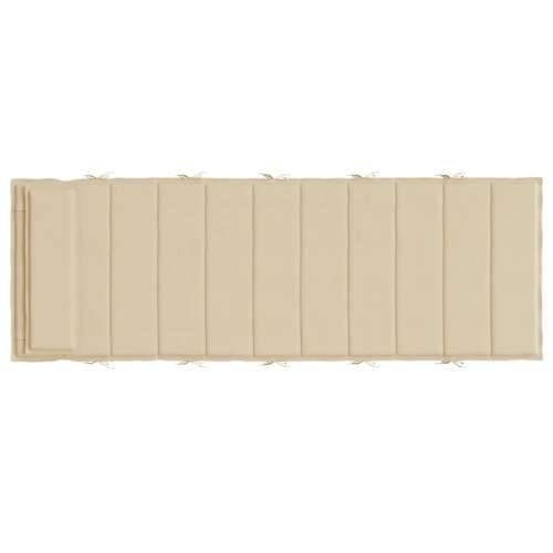 Jastuk za ležaljku bež 180x60x4 cm od tkanine Oxford - Bež 1 Cijena