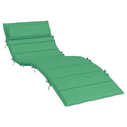 Jastuk za ležaljku zeleni 180x60x4 cm od tkanine Oxford - Zelena 1 Cijena